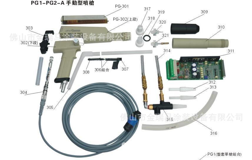 供应 PG1内粉管 金马PG1枪内粉管 金马PG1喷枪配件 瑞士金马PG1
