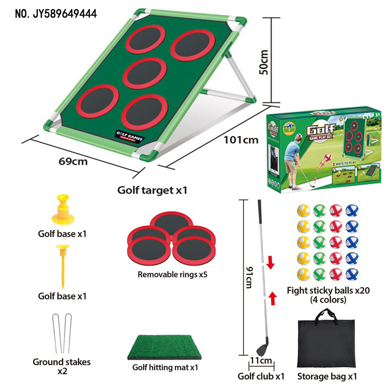 Juegos de golf transfronterizos almohadilla objetivo banda de soporte práctica indoor al aire libre juego interactivo padre-hijo lote