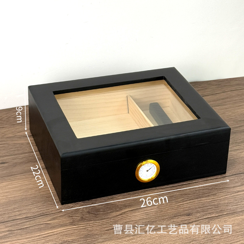 スポット木製シガーボックスフリップトップ木製シガーボックス便利なデスクトップコンパートメントシガーコレクション木箱|undefined