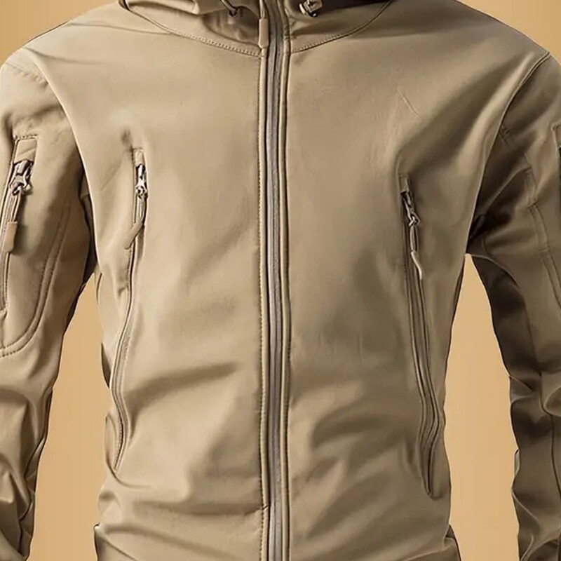 2025 Cross-Border Code Tactical Three-Proof Functional Jacket Men's Soft Shell Jacket Waterproof Windproof American Style Warm