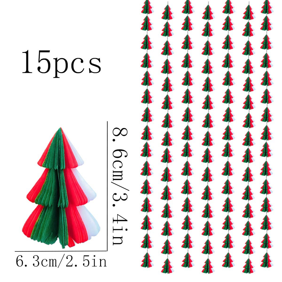 3색 싱글그루 48층/15그루 세트