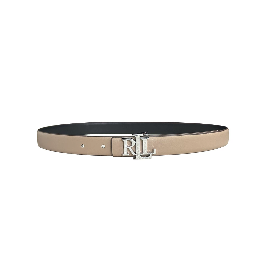 Fashionable universal double-sided belt with letters, European style, 2.5cm