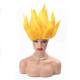 Dragon Ball Goku Wig Flame Head Super Saiyan cos Lotus Head Makeup Performance Ball Wig Headgear