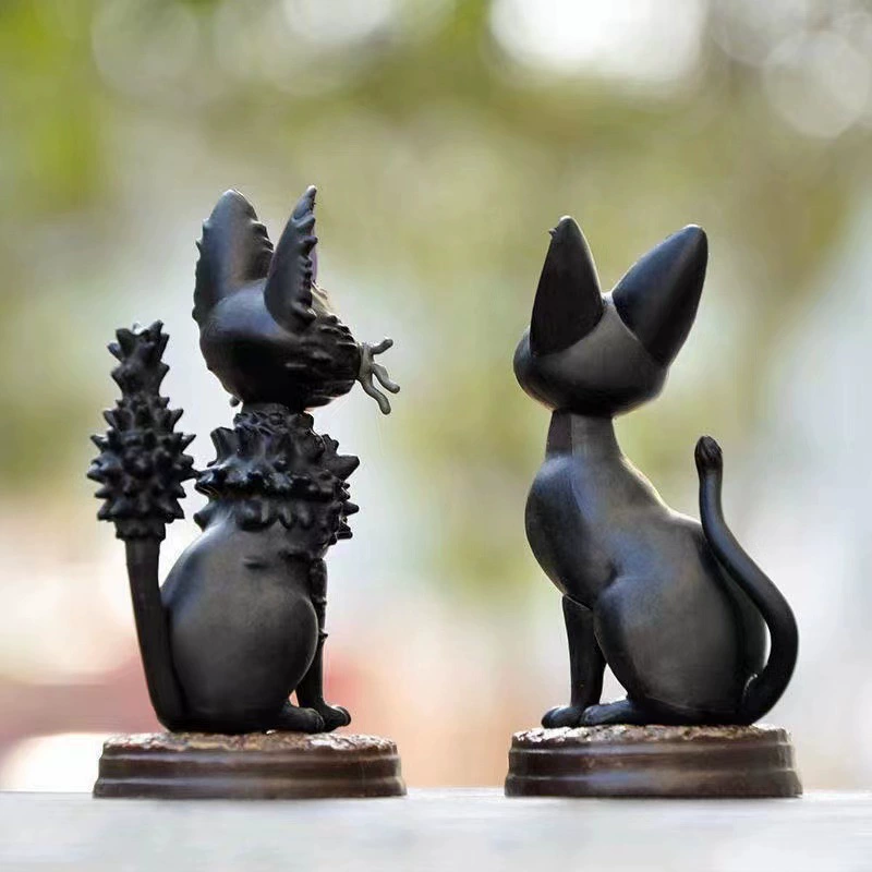 Слепая коробка фигурка (Гиги) чёрный кот, PVC декоративная коллекционная игрушка, 17.5×11.5×9.5 см