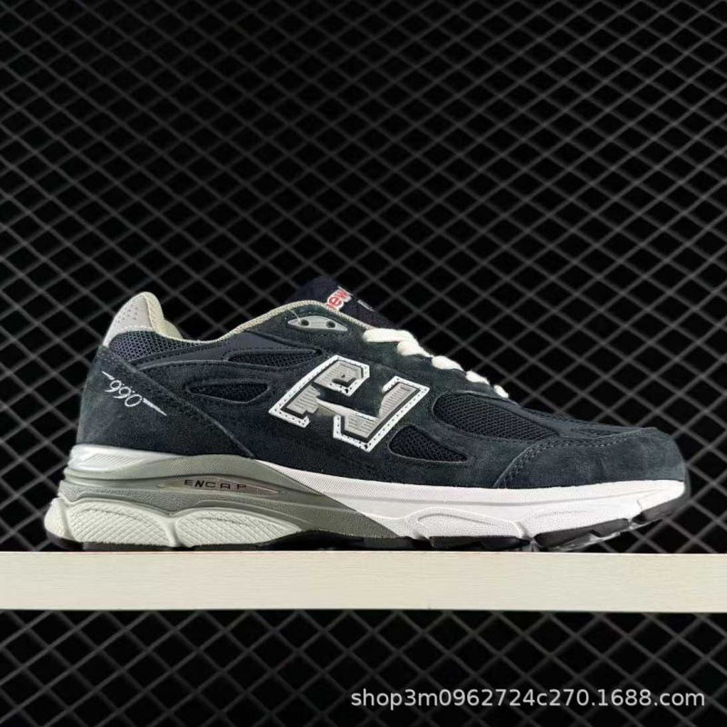 Authentic New Balance U990 athletic dad shoes, retro thick-soled, height-increasing, fashionable, versatile, unisex running shoes for export