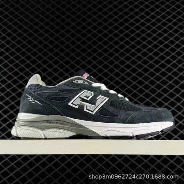Authentic New Balance U990 athletic dad shoes, retro thick-soled, height-increasing, fashionable, versatile, unisex running shoes for export