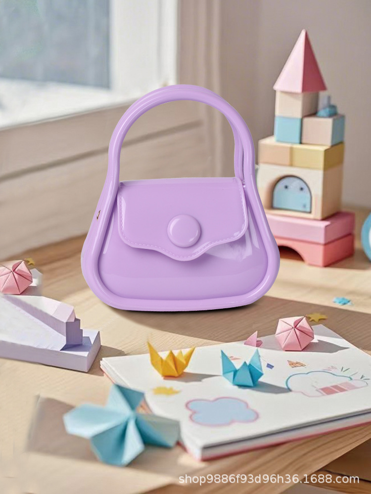 보라색 가방(재료 없음)