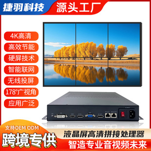 Lcd Screen Image Splicing Processor Is Used for Monitoring and Security Splicing to Achieve Multi-Screen Splicing or Single-Screen Display