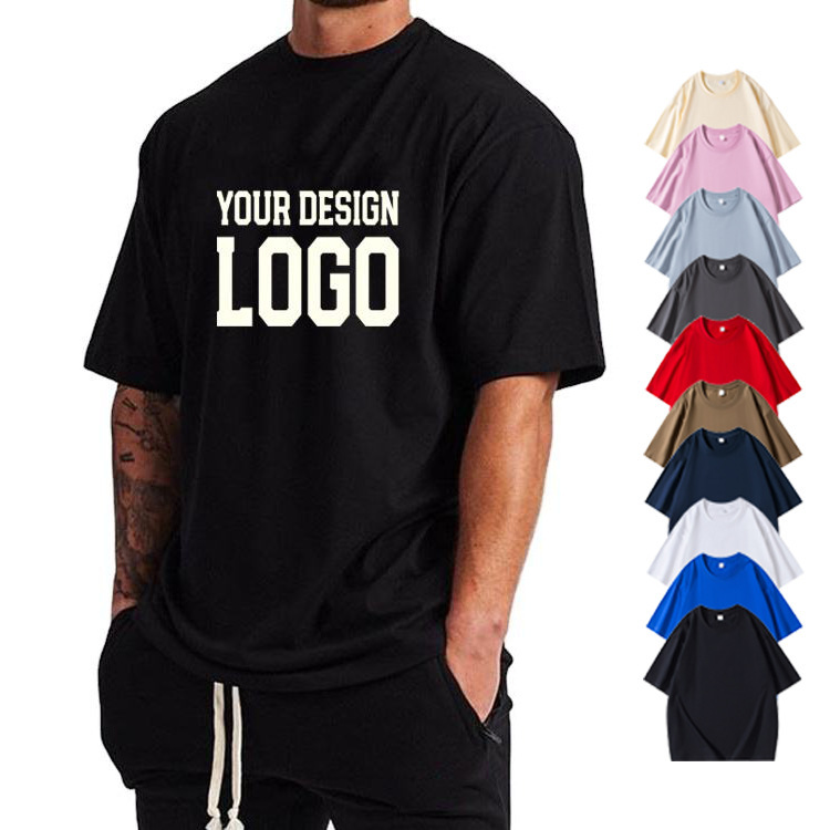 Etsy Cross-Border American-Style Short-Sleeve Pure Cotton Youth T-Shirt Trendy Brand Independent Site Dropshipping Pod Printing Embroidery Custom Design Etsy Cross-Border American-Style Short-Sleeve Pure Cotton Youth T-Shirt Trendy Brand Independent Site Dropshipping Pod Printing Embroidery Custom Design