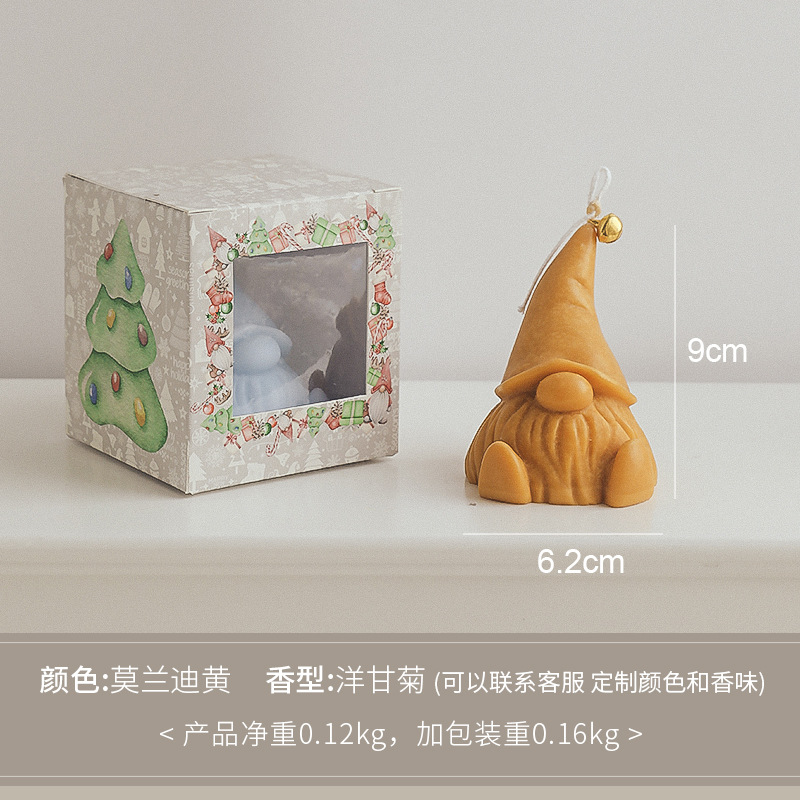 Santa Claus aromaterapia vela regalo Navidad fragancia vela caja de regalo decoración hecha a mano regalo vela al por mayor