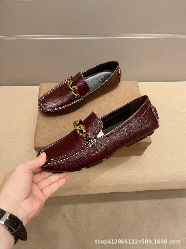 2025 comercio exterior transfronterizo zapatos de hombre Bean estilo británico zapatos casuales de hombre zapatos de conducción zapatos de cuero zapatos Lefour