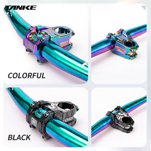 TANKE Carbon HONSUN Colorful Aluminum Mountain Bike Handlebar Stem 31.8*45MM Accessory
