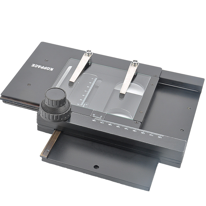 批发 XY移动平台显微镜工作平台75*55mm移动行程95mm安装接口