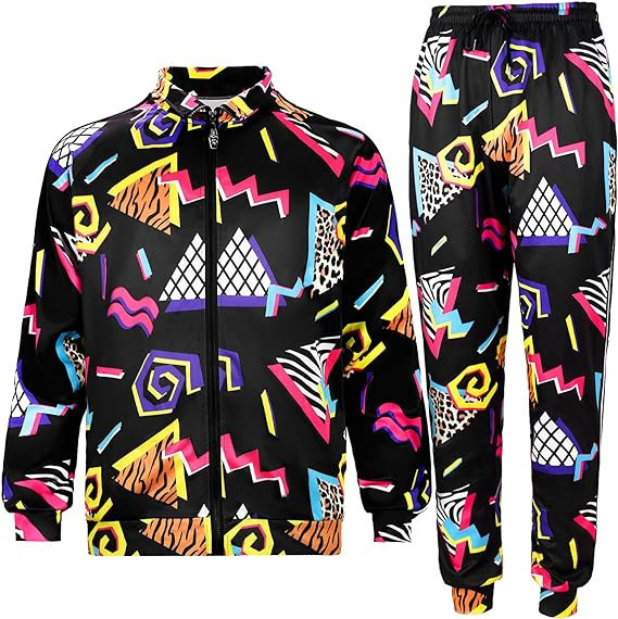 Halloween costume 70's vintage disco couple sportswear cosplay party stage performance costume