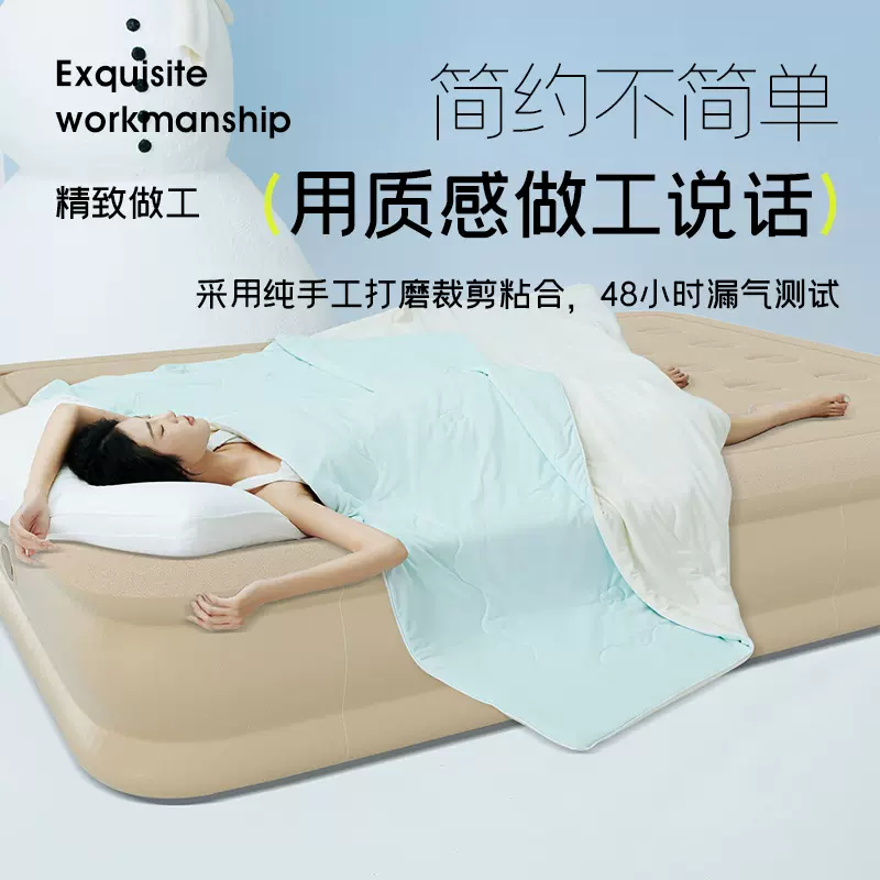 跨境专供充气床大号款充气床厂家直销可做单双人