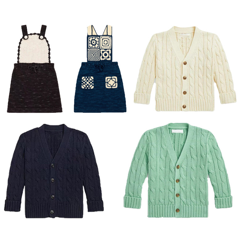 【一件代发专拍】2025女童秋冬款针织衫