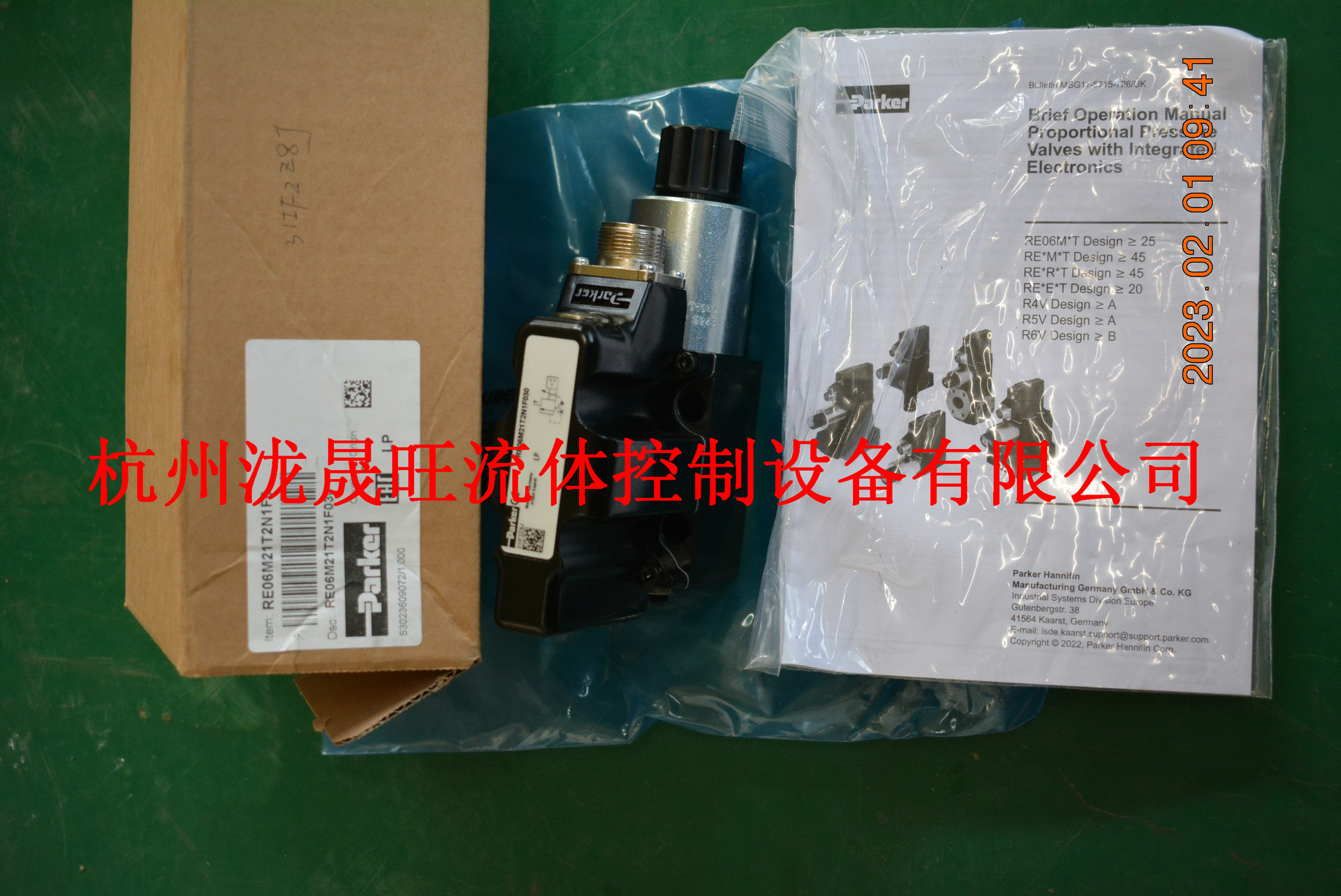 Parker(派克)比例溢流阀RE06M21T2N1F030特价供应