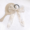 Hairgrip with bow, hairpin, hairpins, with embroidery