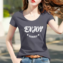 白色纯棉短袖T恤女士夏季网红ins超火半袖显瘦圆领内搭修身上衣潮