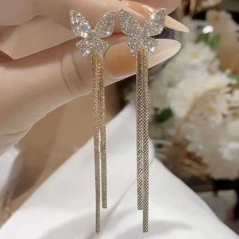 Серьги, модная серебряная игла, бохо стиль, стиль высокого качества, серебро образец 925, стиль легкой роскоши