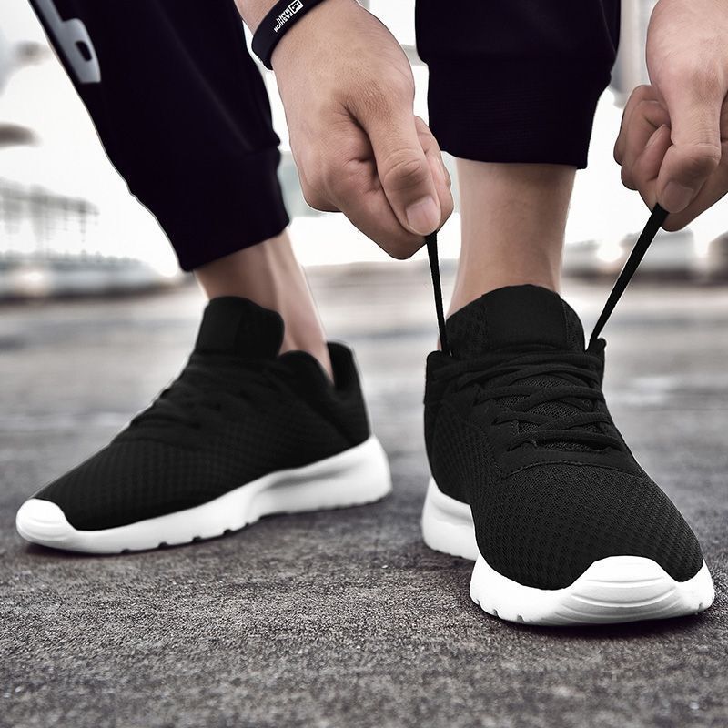 Spring Extra Large Size All Black Men's Shoes Lightweight Breathable Anti-Odor Sports Running Shoes 48 Plus Fat 47 Plus Wide Casual Shoes Spring Extra Large Size All Black Men's Shoes Lightweight Breathable Anti-Odor Sports Running Shoes 48 Plus Fat 47 Plus Wide Casual Shoes