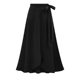 Women's Skirt Milan Cotton High Waist Irregular Skirt Split Skirt European and American Large Size Mid-length Strap Women's Skirt Mid-length