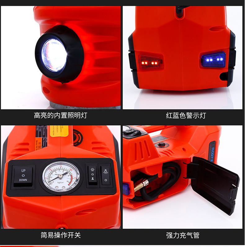 Customized Car Electric Portable 0kg Piece Set with 12V Car Air Pump and Tire Changing Electric Wrench