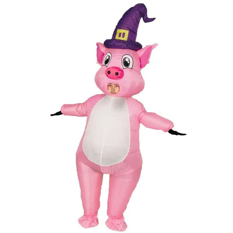 Amazon explosión impresa inflatable T-Rex disfraz Halloween multicolor T-Rex disfraz de fiesta disfraz de muñeca