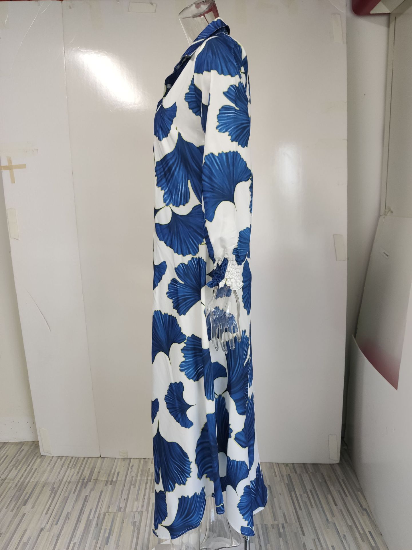 315g Weight Maxi Long Dress Dress Length Type Long Sleeve Sleeve Length Regular Dress Dresses Type Regular Sleeve Sleeve Type Polyester Fabric Type High Waist Waist Line Daily, Beach Occasion V Neck Neckline Regular Fit Fit Type Printing, Stripe, Leaves Pattern Summer, Spring Season Women's Gender Vacation Style Wholesale Women's Vacation Printing Stripe Leaves Daily Beach V Neck Long Sleeve Regular Dress 13