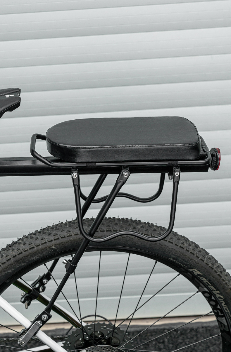 Rock Brothers Bicycle Passenger Mountain Bike Rear Cushion, Comfortable Children's Seat Accessories, Riding Equipment_voghion.com
