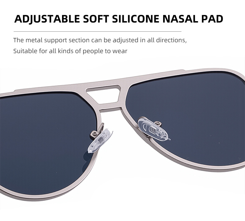 Steampunk Piloten-Sonnenbrille Oval für Herren 2026 Luxusmarke Vintage Punk Metall Outdoor Sonnenbrille für Männer Trendige Doppelbalken-Brille – Detail 10