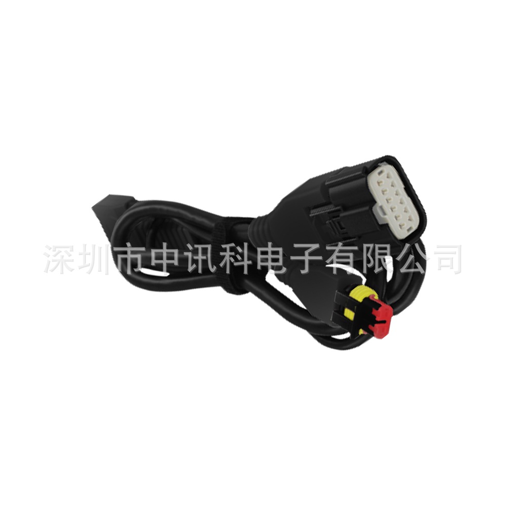 OBD 2公头至DC+DC尿素泵线束柴油机诊断线缆