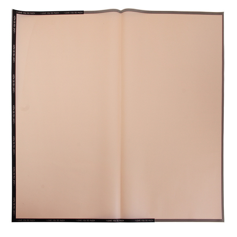 Flower party fabricantes al por mayor nuevos productos transfronterizos flor embalaje flor flor florista ramo de flores envoltura de borde negro material de embalaje de papel ramo