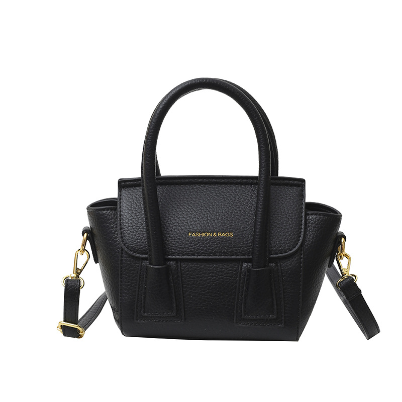 Bolsos populares de este año 2025 primavera nuevo bolso femenino casual patrón de lichi bolso de hombro letra todo fósforo bolso de mensajero