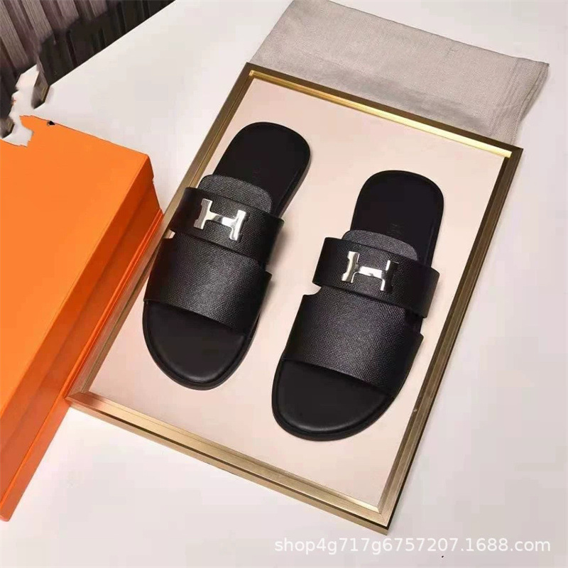 2023 Oriente Medio comercio electrónico transfronterizo h pantuflas para hombres zapatos planos del sudeste asiático comercio exterior europeo y americano chanclas originales