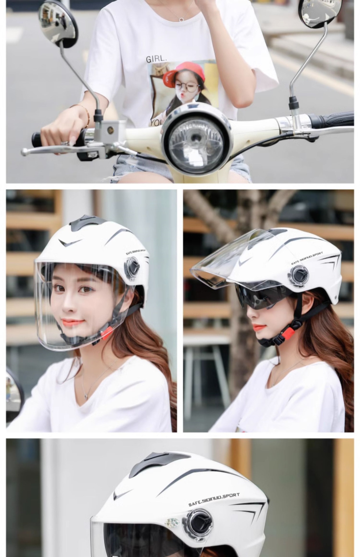 New national standard 3C certified electric vehicle helmet for men and women, summer sun protection, suitable for all seasons, electric motorcycle safety helmet
