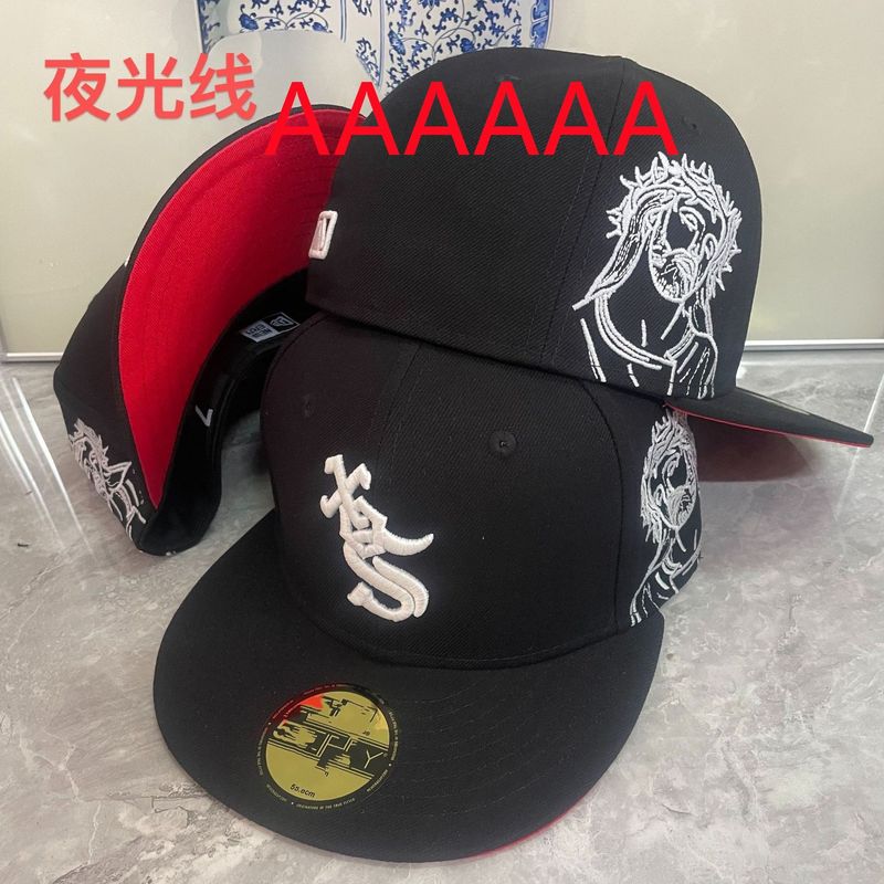 2025新款热销跨境外贸棒球帽AA花纹荧光尺寸平沿帽PouChang AnFo|undefined
