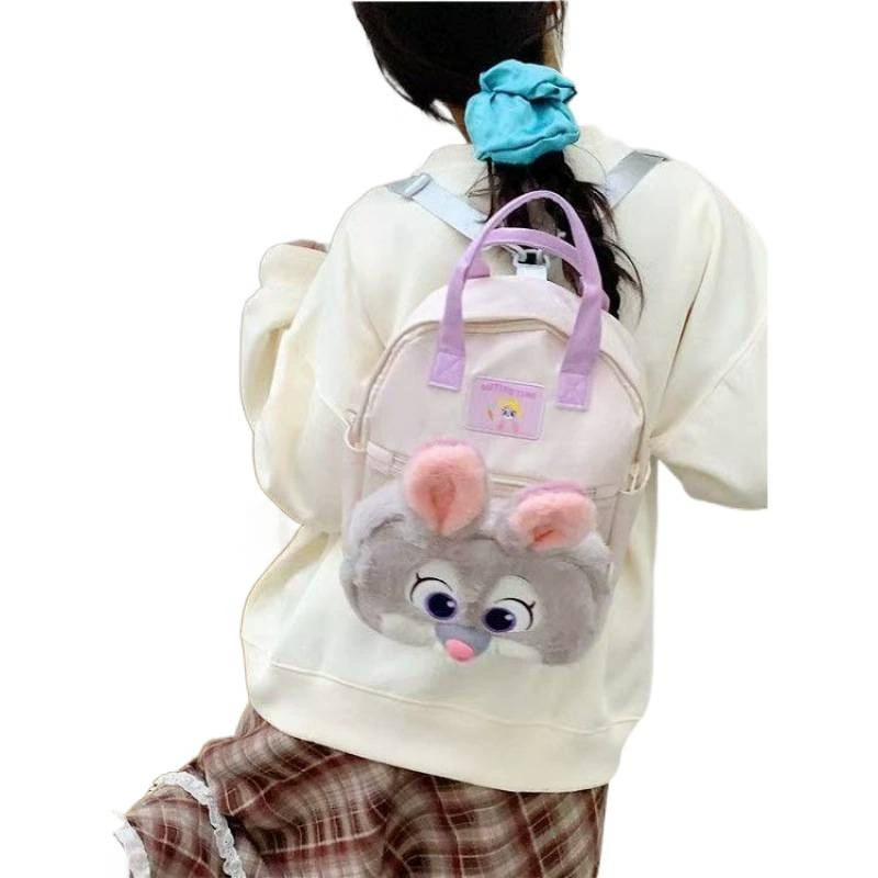 Cartoon backpack, cute shoulder bag, one-shoulder bag