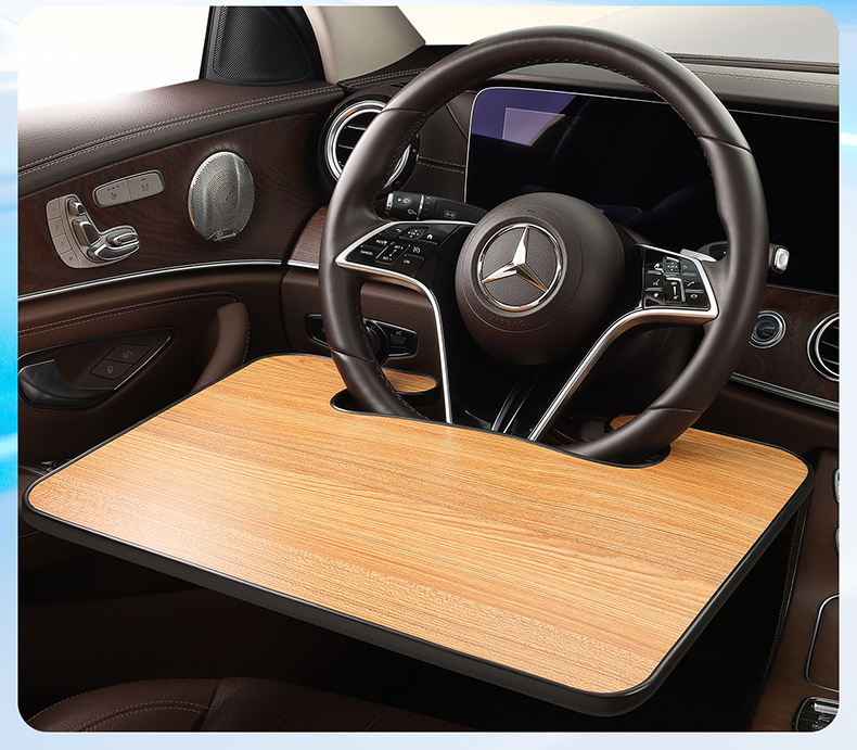 Car-mounted small table for office work, computer use, eating fast food and takeout, laptop stand in the car, convenient and practical