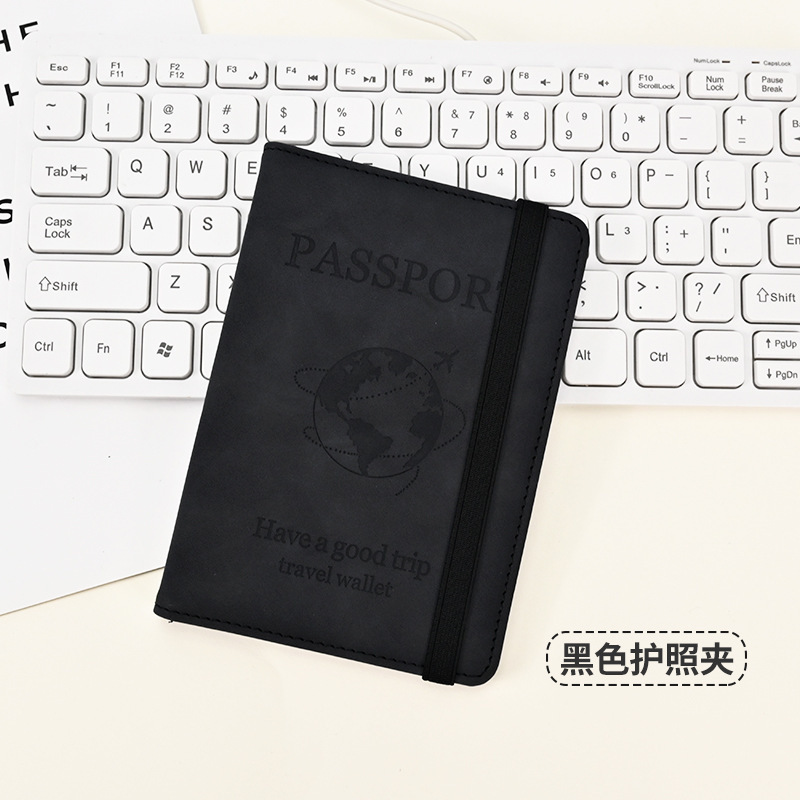 搭乗券パスポートカバーカスタムpu革磁気盗難防止ブラシRFID証明書カバー|undefined
