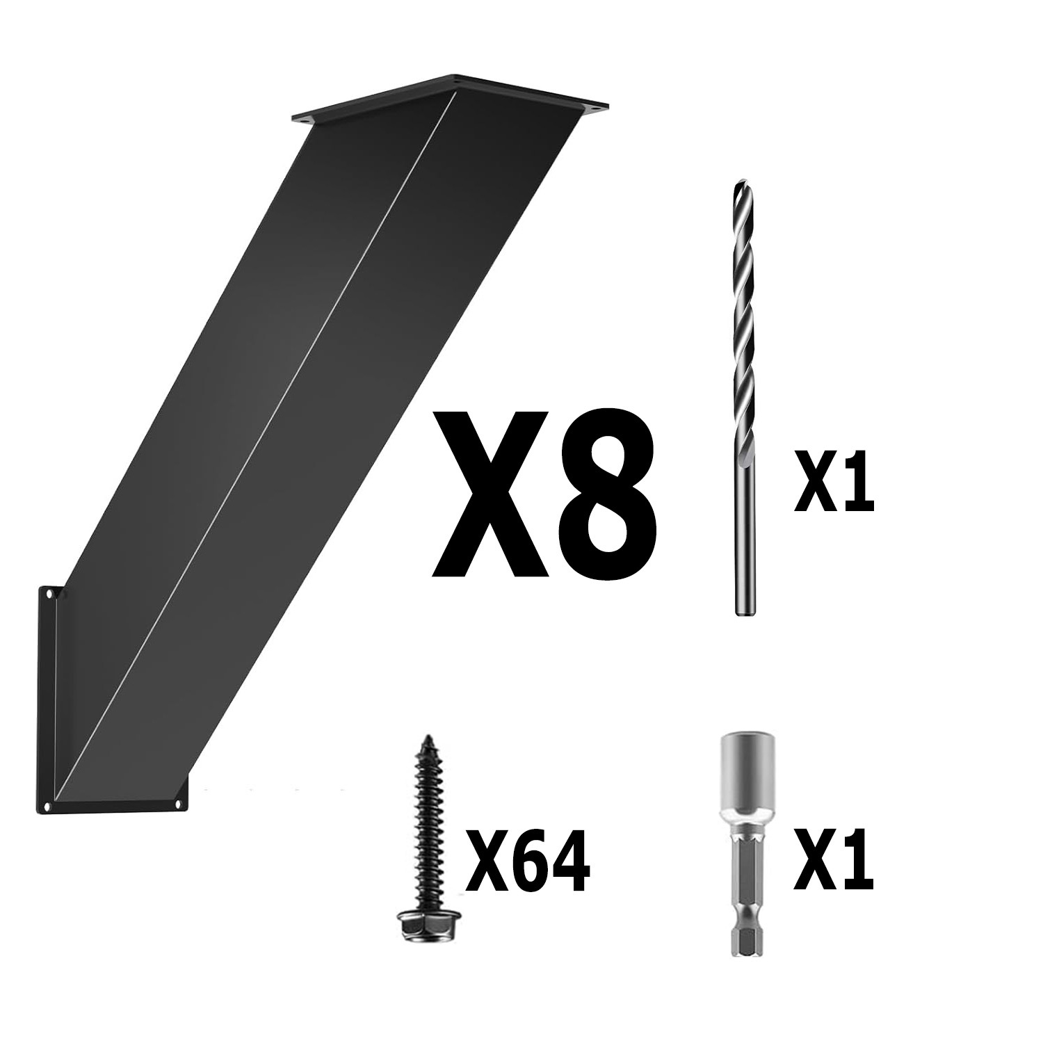 Soporte en Ángulo para Pérgola de 45 Grados de Hierro para Cenador Exterior image 8
