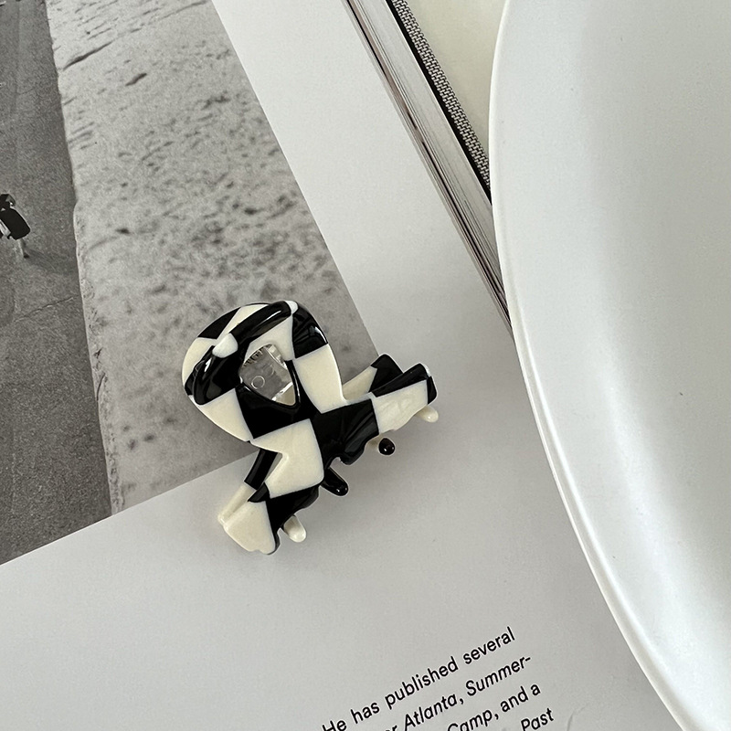 Frangia in acetato di alta qualità, piccola e media dimensione, clip semplice, copricapo con temperamento, forcina per capelli, accessori per capelli con stampa leopardata, clip laterale_voghion.com