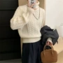 显瘦套头新款秋冬针织衫