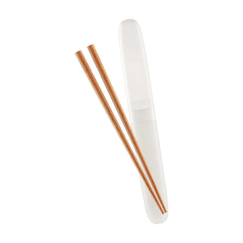 Beech wood chopsticks tableware portable storage suit solid wood pointed non-slip wooden chopsticks wholesale Beech wood chopsticks tableware portable storage suit solid wood pointed non-slip wooden chopsticks wholesale