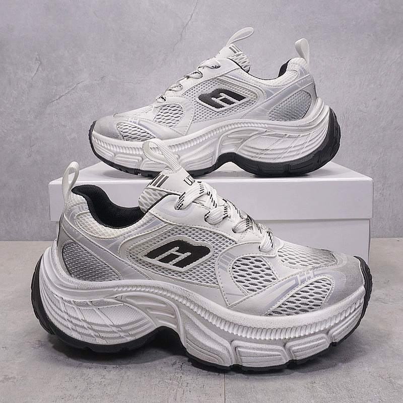 Европейская станция Парижская сеть красная британская молодежная студенческая мода мужская спортивная обувь мужская толстая подошва