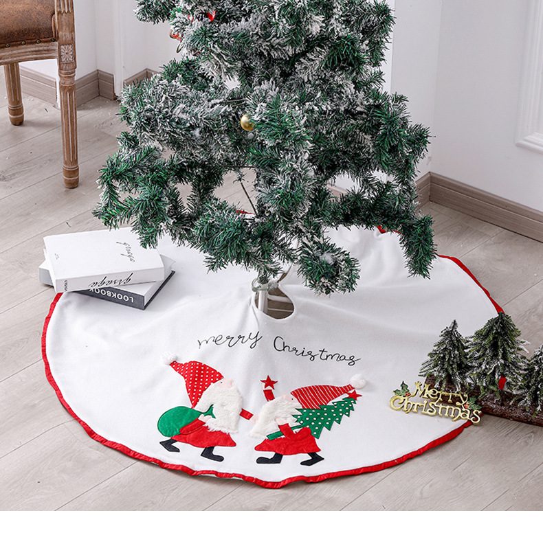 Christmas Santa Flannel Tree Skirt Ornaments Wholesale Nihaojewelry display picture 1