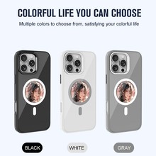 跨境圆屛磁吸高清投屏手机壳NFC墨水屏手机壳适用苹果13-16pm手机