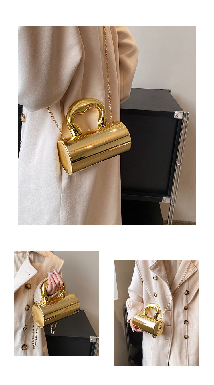 Borsa box in acrilico con catena tracolla donna pochette_voghion.com