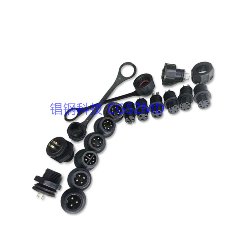 M12 L-Code ��ˮ��Դ��������ͷWaterproof power connector male