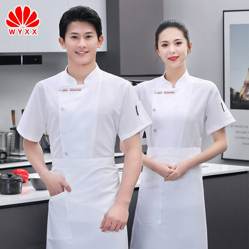 Специальная обеденная гостиничная кухня рабочая одежда шеф-повара, мужская летняя Горячая одежда с короткими рукавами, ресторан, высококачественная одежда с длинными рукавами для шеф-повара, отель